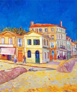 Van Gogh Yellow House paint by number