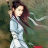 Warrior Chinese Girl Anime paint by number