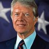 39th US President Jimmy Carter paint by number