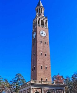 Bell Tower UNC paint by number