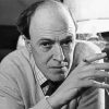 Black And White Roald Dahl Novelist paint by number