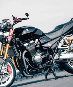 Black Suzuki GSX1400 paint by number