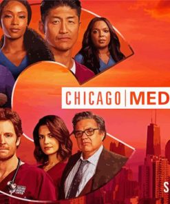 Chicago Med Series Poster paint by number