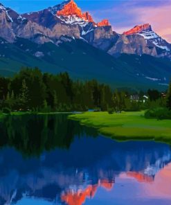 Canmore Landscape paint by number