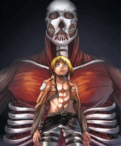 Colossal Titan Anime paint by number