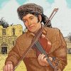 Davy Crockett Art paint by number