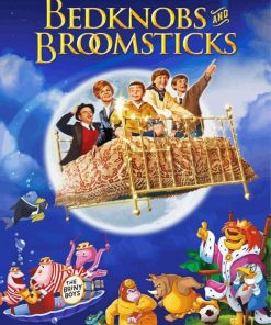 Disney Movie Bedknobs And Broomstick paint by number