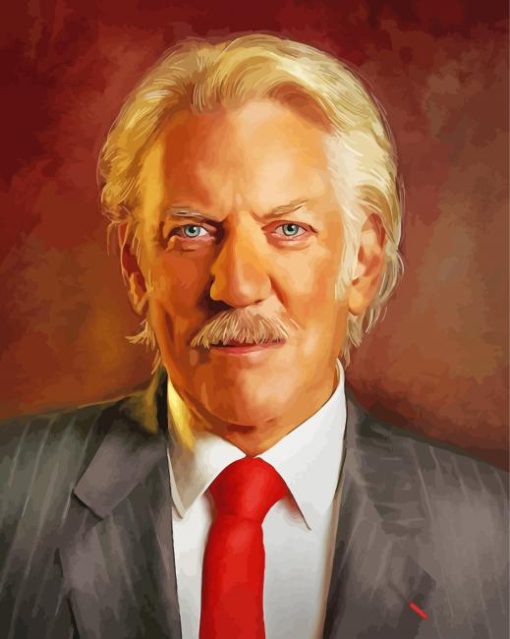 Donald Sutherland Art paint by number