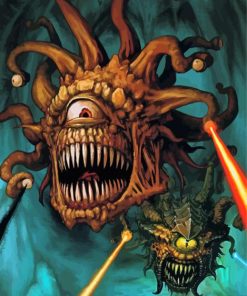 Dungeons And Dragons Beholder paint by number