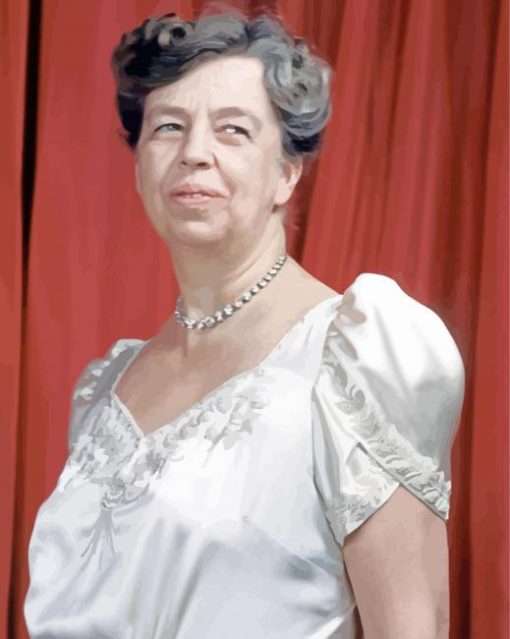 Eleanor Roosevelt paint by number