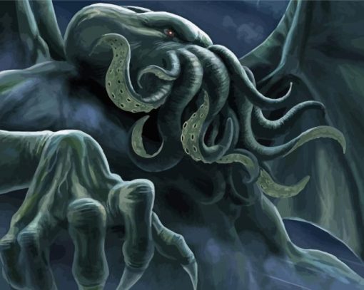 Fantasy Cthulhu paint by number