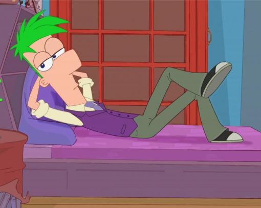 Ferb Fletcher Phineas And Ferb paint by number