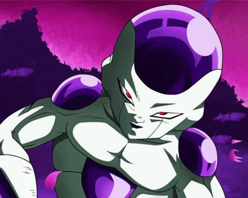 Frieza Dragon Ball paint by number