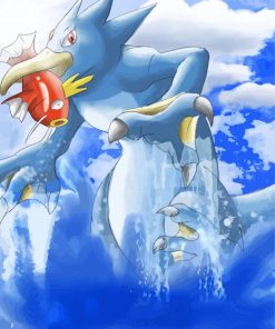 Golduck Pokemon Anime paint by number