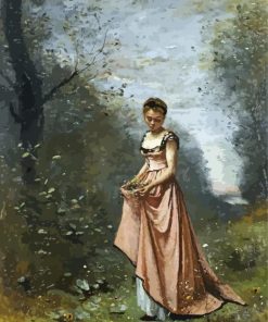 Jean Baptiste Camille Corot Le Printemps De La Vie paint by number