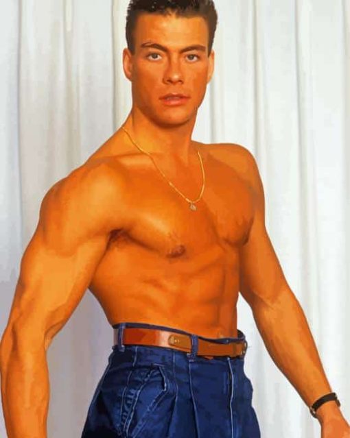 Jean Claude Actor paint by number