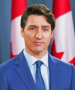 Justin Trudeau Prime Minister paint by number