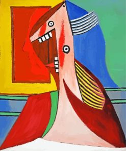 Laughing Lady By Picasso paint by number