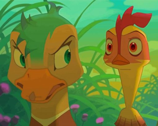 Leafie A Hen Into The Wild Animation Characters paint by number