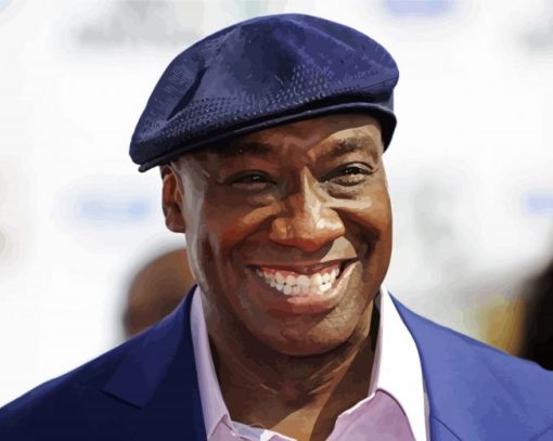 Michael Clarke Duncan Smiling paint by number