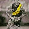 Monochrome Richmond Tigers Player paint by number