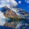 Mount Robson Berg Lake paint by number