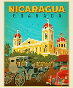 Nicaragua paint by number