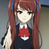 Pigtails Anime Girl Animation paint by number