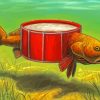 Red Drum Art paint by number