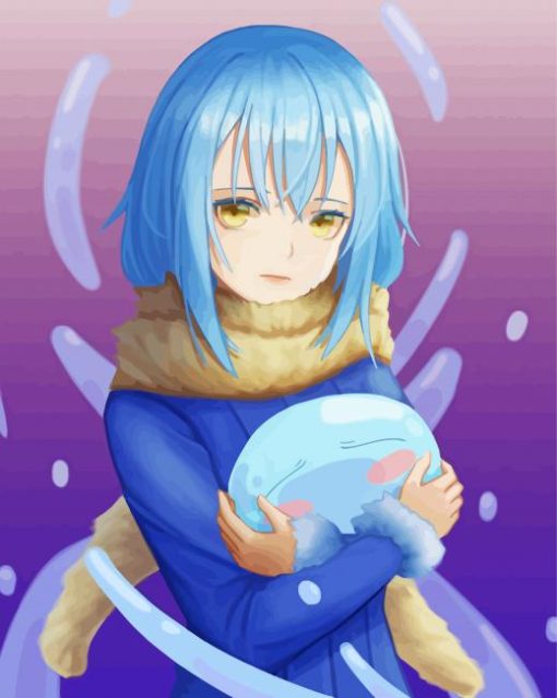 Rimuru The Time I Got Reincarnated As A Slime paint by number