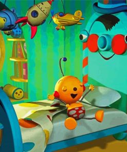 Rolie Polie Olie Character paint by number