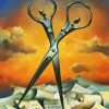 Salvador Dali Scissor paint by number