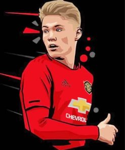 Scott Mctominay Art paint by number