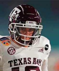 Texas AM Aggies Football Team Player paint by number