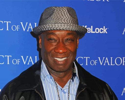 The American Actor Michael Clarke Duncan paint by number