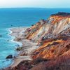 The Aquinnah Cliffs Marthas Vineyard paint by number