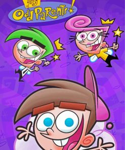 The Fairly OddParents Animation Poster paint by number