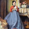 The Love Letter By Auguste Toulmouche paint by number