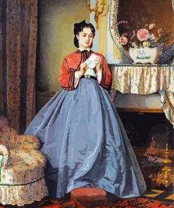 The Love Letter By Auguste Toulmouche paint by number