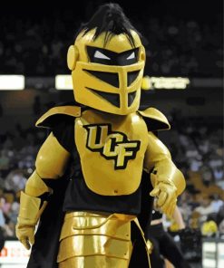 Ucf Knights Mascot paint by number