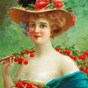 Under The Cherry Tree Emile Vernon paint by number