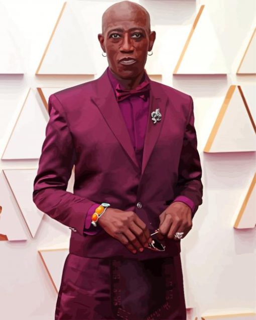 Wesley Snipes In The Oscars Event paint by number