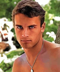 Young Terence Hill paint by number