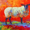 Aesthetic Abstract Sheep Art paint by number