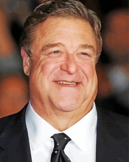 American Actor John Goodman paint by number