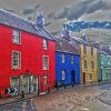 Anstruther Houses paint by number