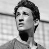 Black And White Miles Teller paint by number