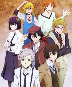 Bungou Stray Dogs Characters paint by number