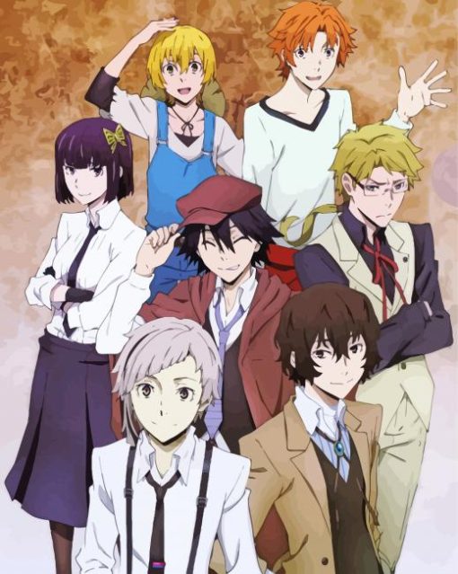 Bungou Stray Dogs Characters paint by number