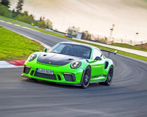 Cool Porsche Gt3 Rs paint by number